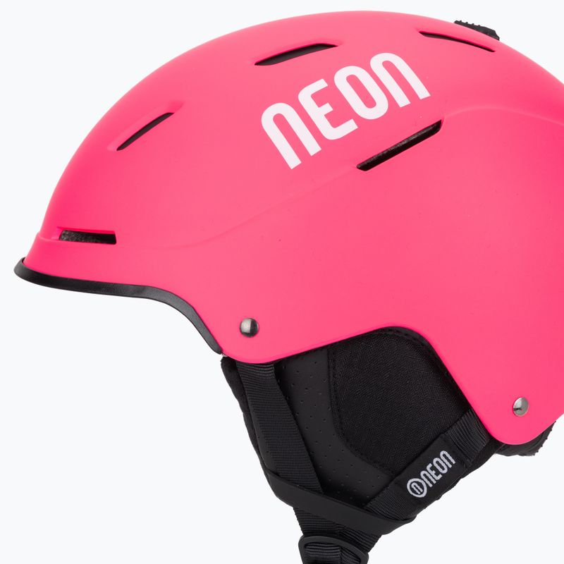 Cască de schi Neon Alpha pink/white 7