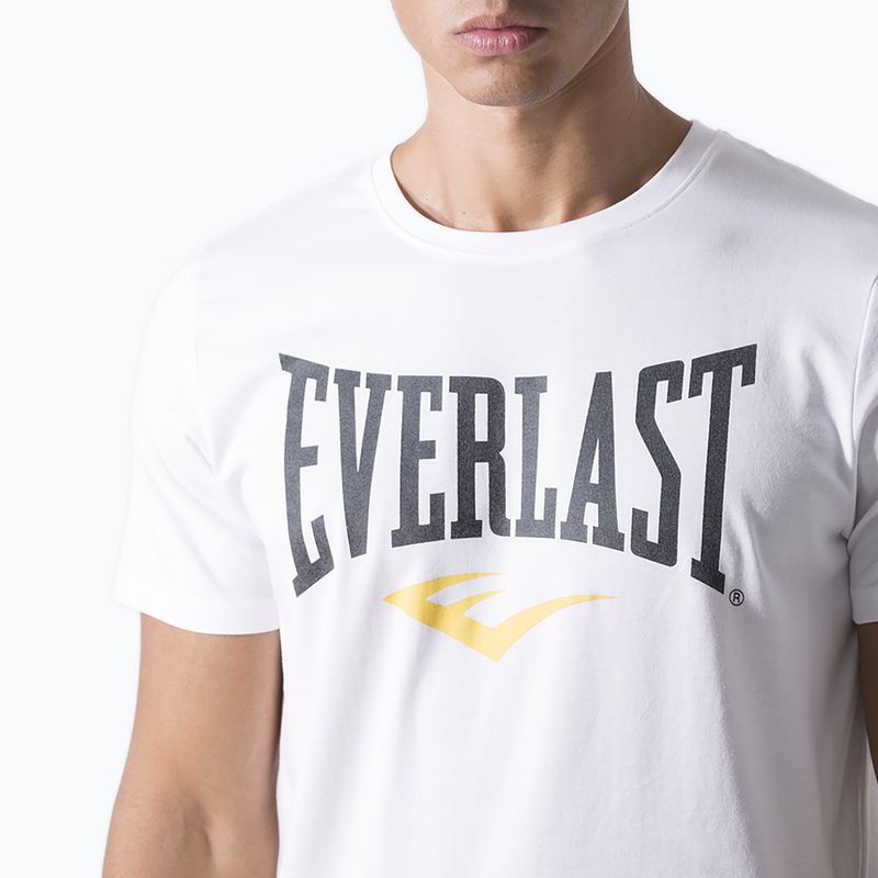 Tricou pentru bărbați Everlast Iconic Logo off white 4