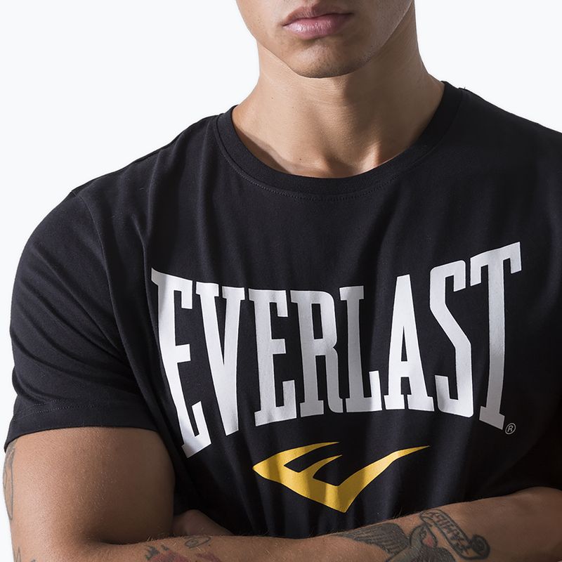 Tricou pentru bărbați  Everlast Iconic Logo black    Noutate