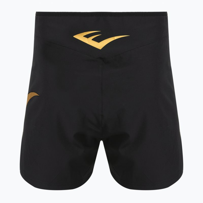 Pantaloni scurți de antrenament Everlast MMA black/gold 2