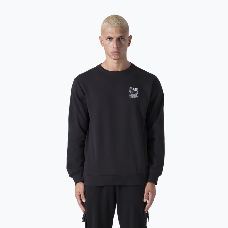 Hanorac pentru bărbați Everlast Neutrals Crewneck black