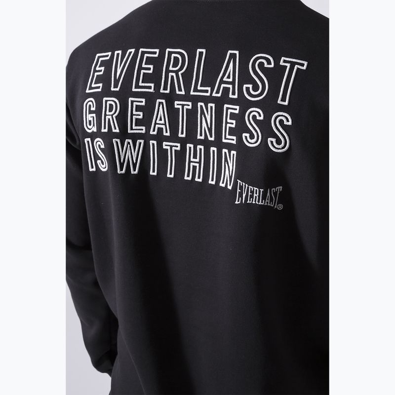 Hanorac pentru bărbați Everlast Neutrals Crewneck black 5