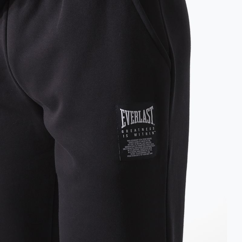 Pantaloni de antrenament pentru bărbați Everlast Neutrals black 4