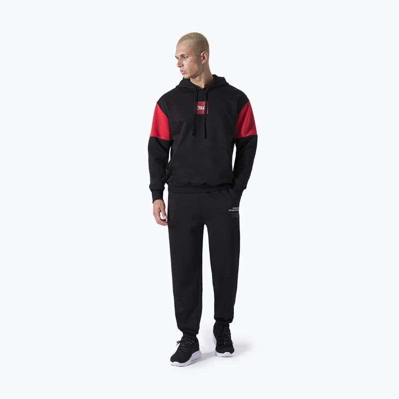 Hanorac pentru bărbați Everlast Streetwear Hoodie black/red 2
