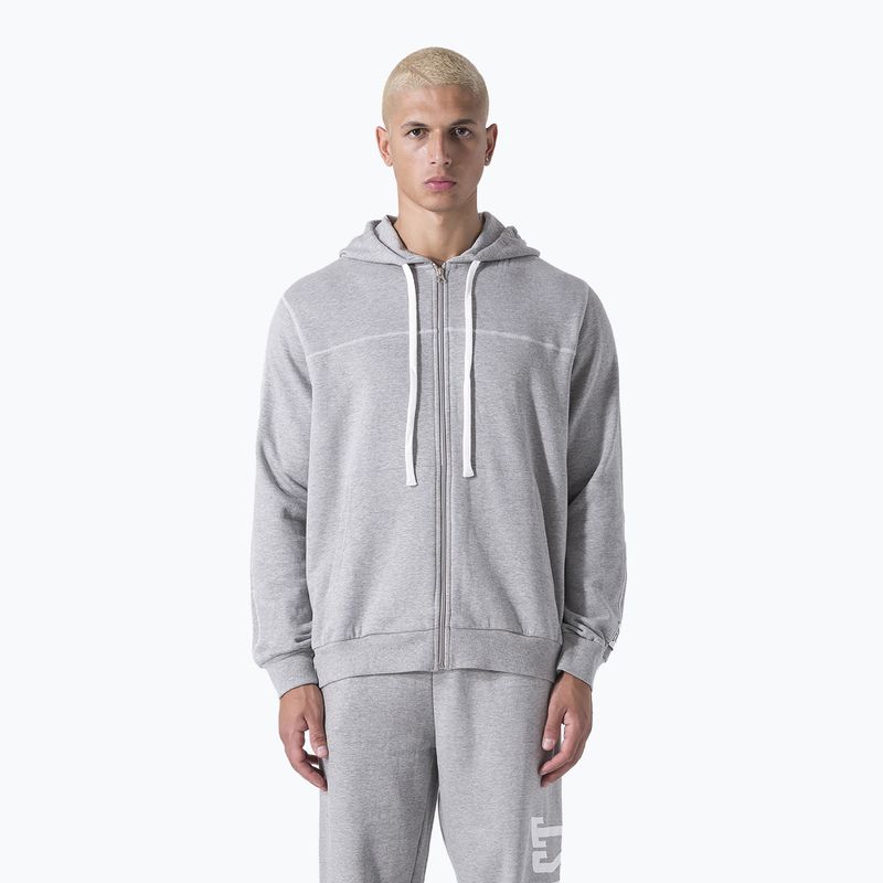 Hanorac pentru bărbați Everlast Exclusive Full Zip grey/melange