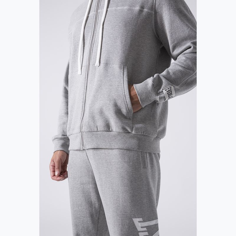 Hanorac pentru bărbați Everlast Exclusive Full Zip grey/melange 5