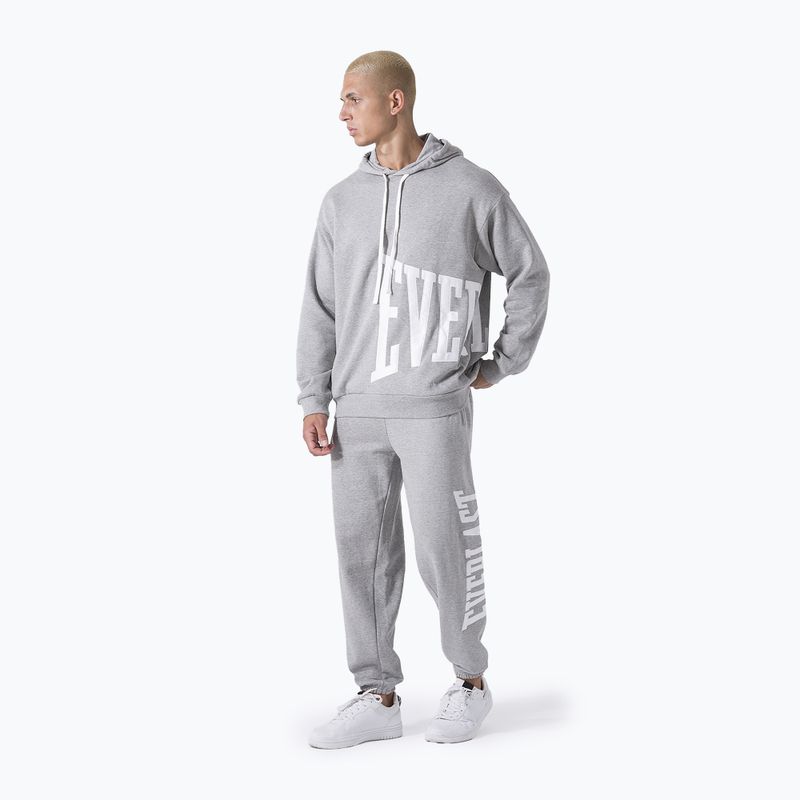 Hanorac pentru bărbați Everlast Exclusive Hoodie Logo grey/melange 2