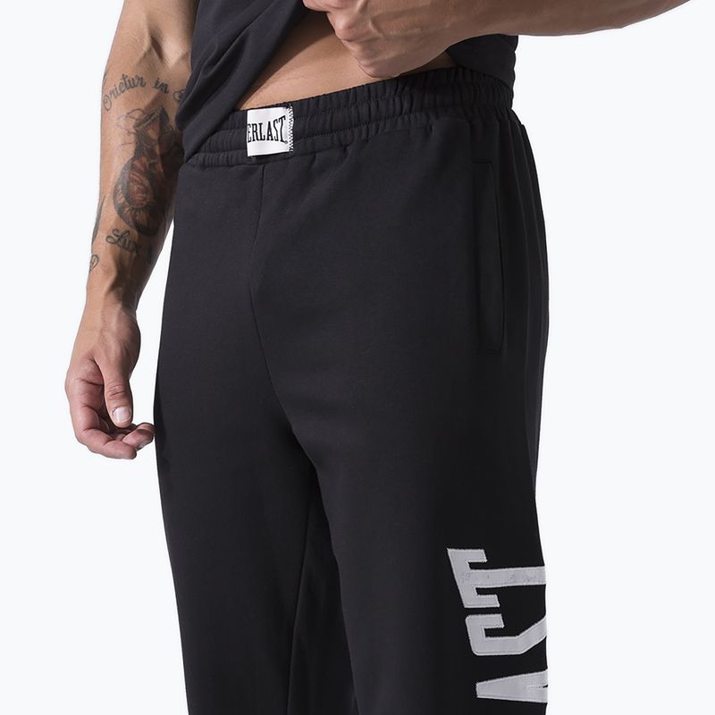 Pantaloni de antrenament pentru bărbați Everlast Exclusive black 4