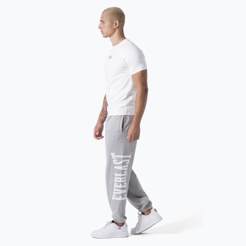 Pantaloni de antrenament pentru bărbați Everlast Exclusive grey/melange 2