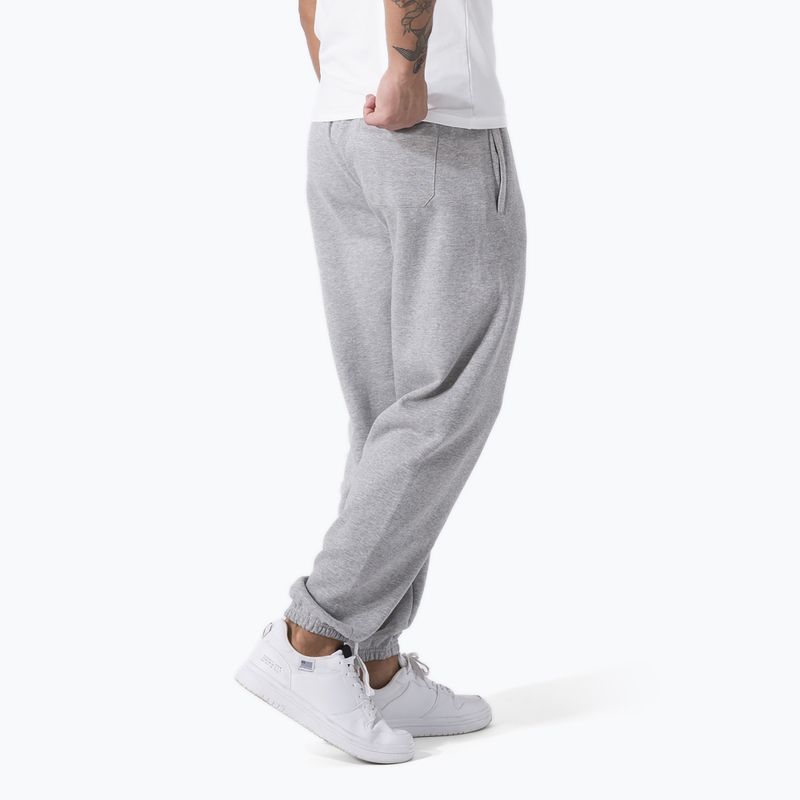 Pantaloni de antrenament pentru bărbați Everlast Exclusive grey/melange 3