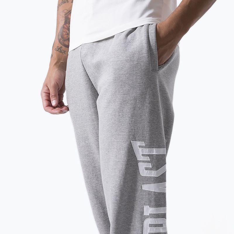 Pantaloni de antrenament pentru bărbați Everlast Exclusive grey/melange 5