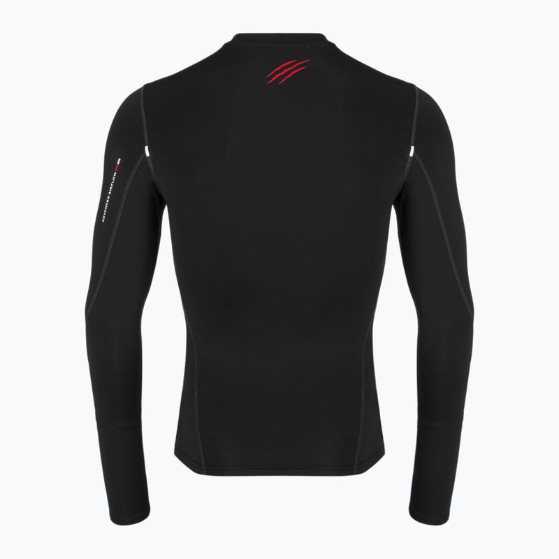 Rashguard longsleeve pentru bărbați LEONE 1947 Primal Instict black 2