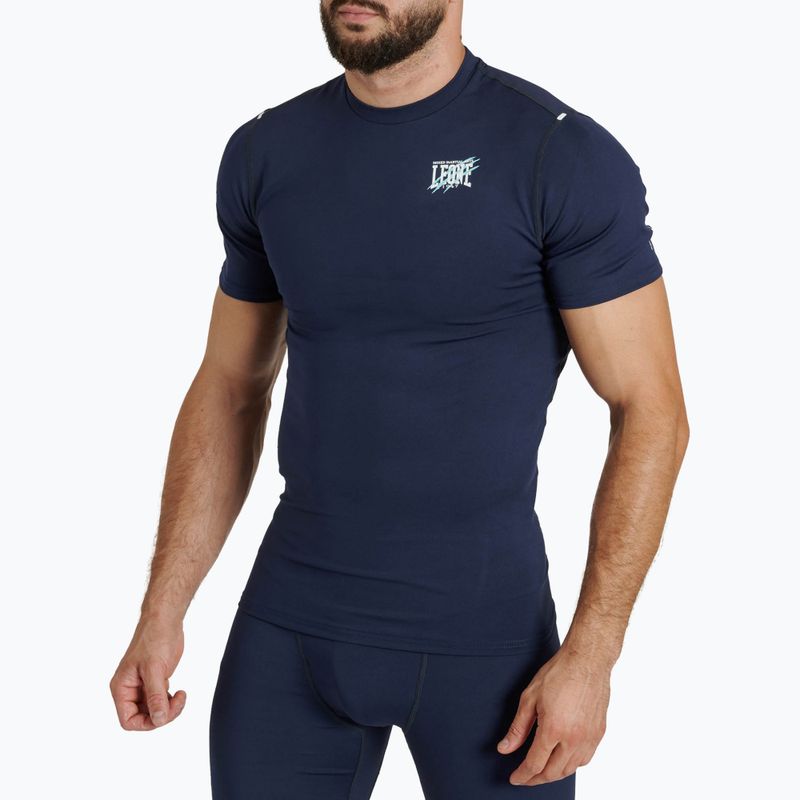 Rashguard pentru bărbați LEONE 1947 Primal Instict Rashguard blue