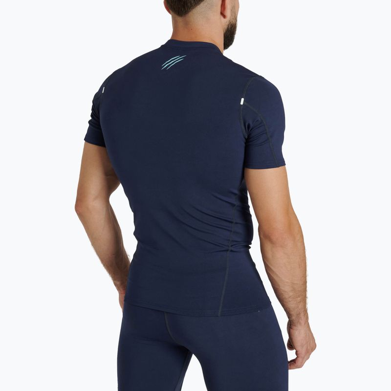 Rashguard pentru bărbați LEONE 1947 Primal Instict Rashguard blue 2