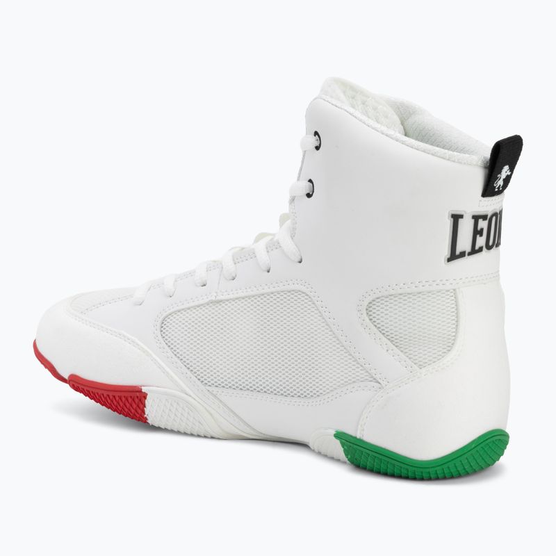 Încălțăminte de box LEONE 1947 Premium black/lime/blue/white 3