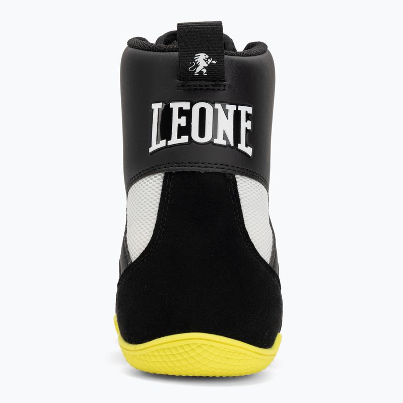 Încălțăminte de box LEONE 1947 Premium Boxing black/lime/black/lime 6