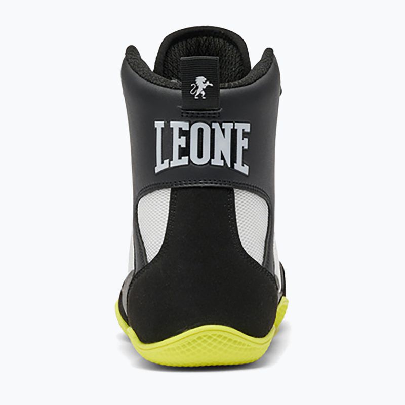 Încălțăminte de box LEONE 1947 Premium Boxing black/lime/black/lime 4