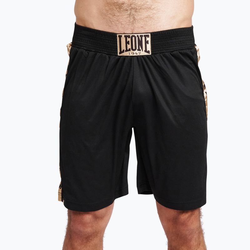 Leone Dna Pantaloni scurți de box negru AB230