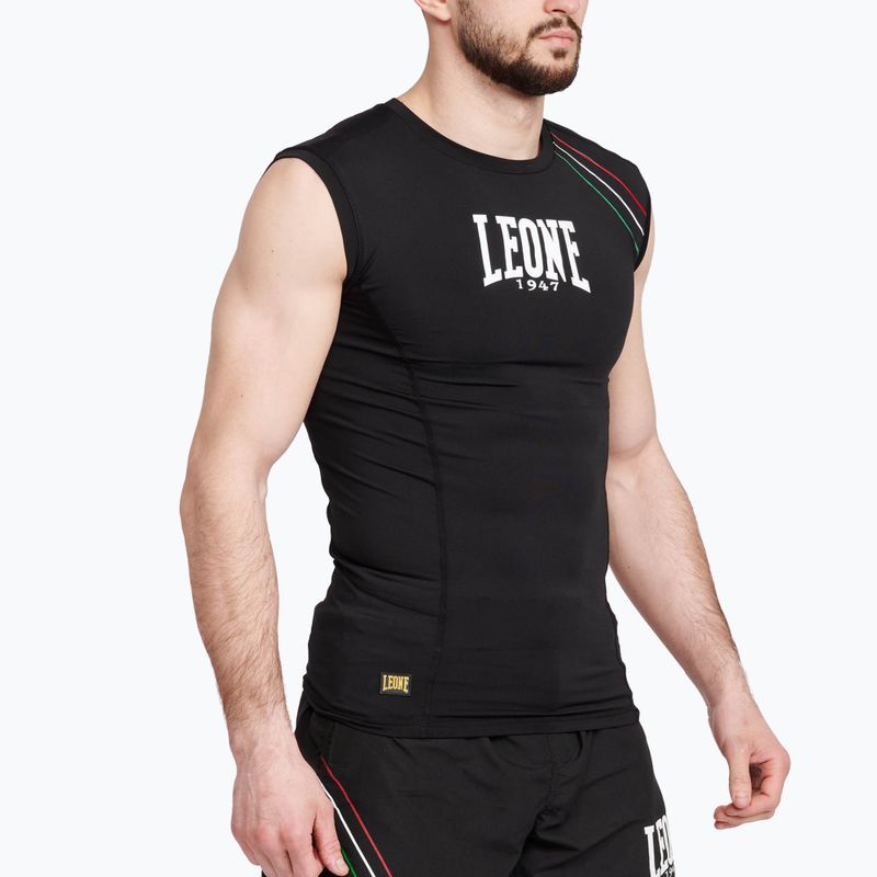 Tricou de antrenament LEONE 1947 Flag negru 2