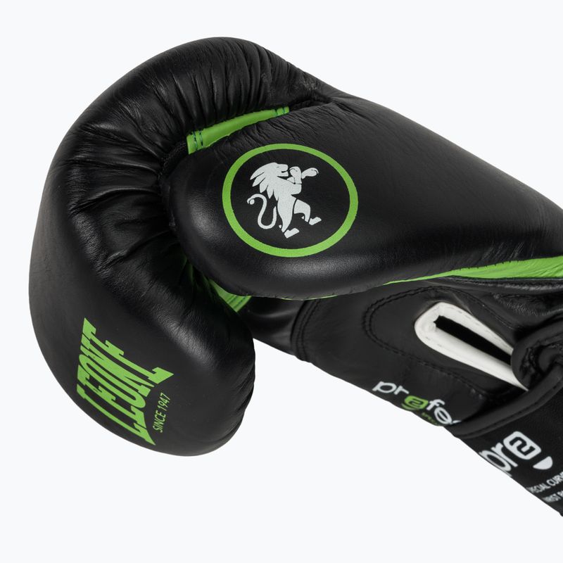 Mănuși de box LEONE 1947 Il Tecnico N3 black/green 8
