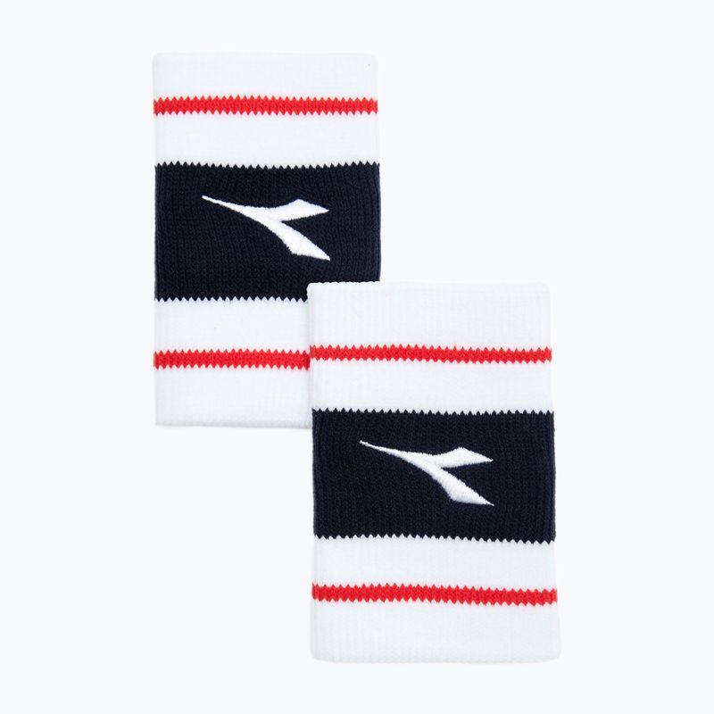 Benzi pentru încheietură Diadora Wristbands Wide Logo 2 buc. albe DD-103.179117-20002 3
