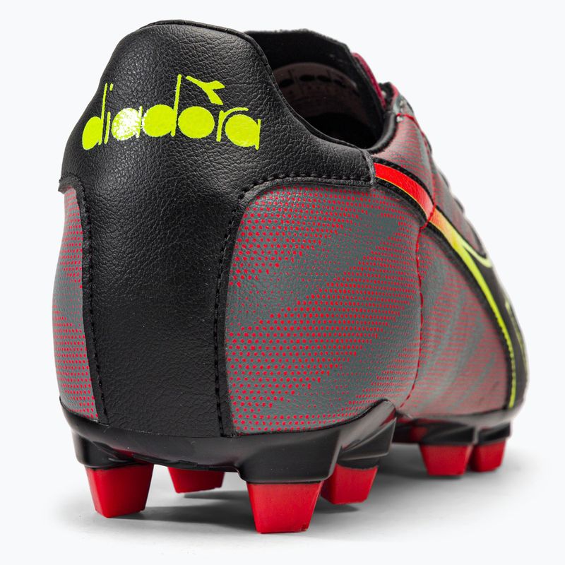 Bărbați Diadora Brasil Elite Veloce R LPU ghete de fotbal negru și roșu DD-101.179181-D0136-39 9