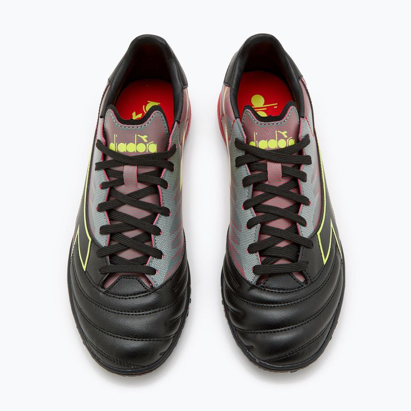 Ghete de fotbal pentru bărbați Diadora Brasil Elite Veloce R TFR negru și roșu DD-101.179182-D0136-40 11