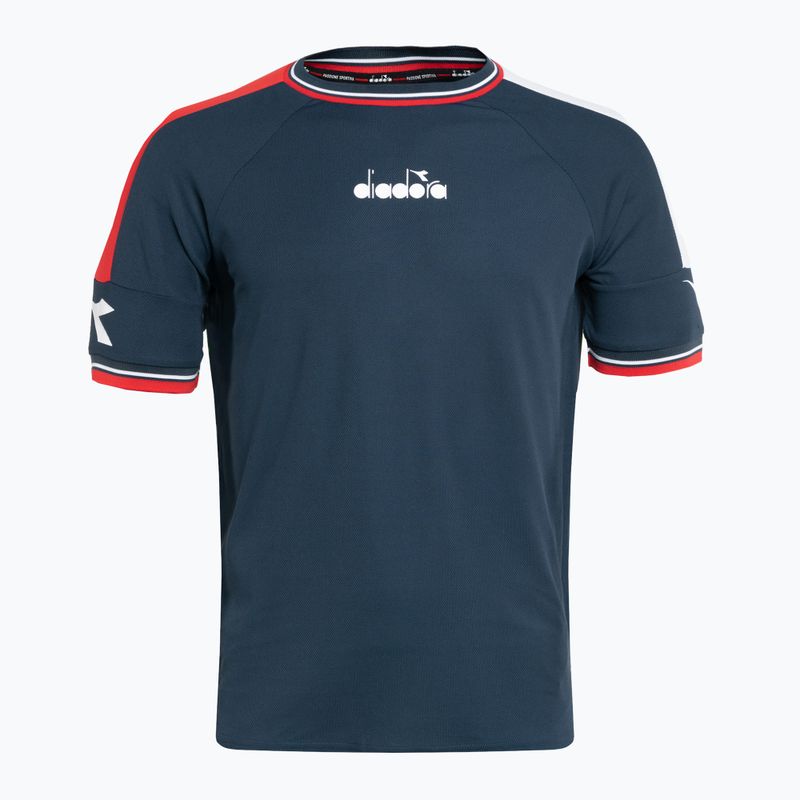 Tricou de tenis pentru bărbați Diadora Icon SS TS albastru DD-102.179126-60063