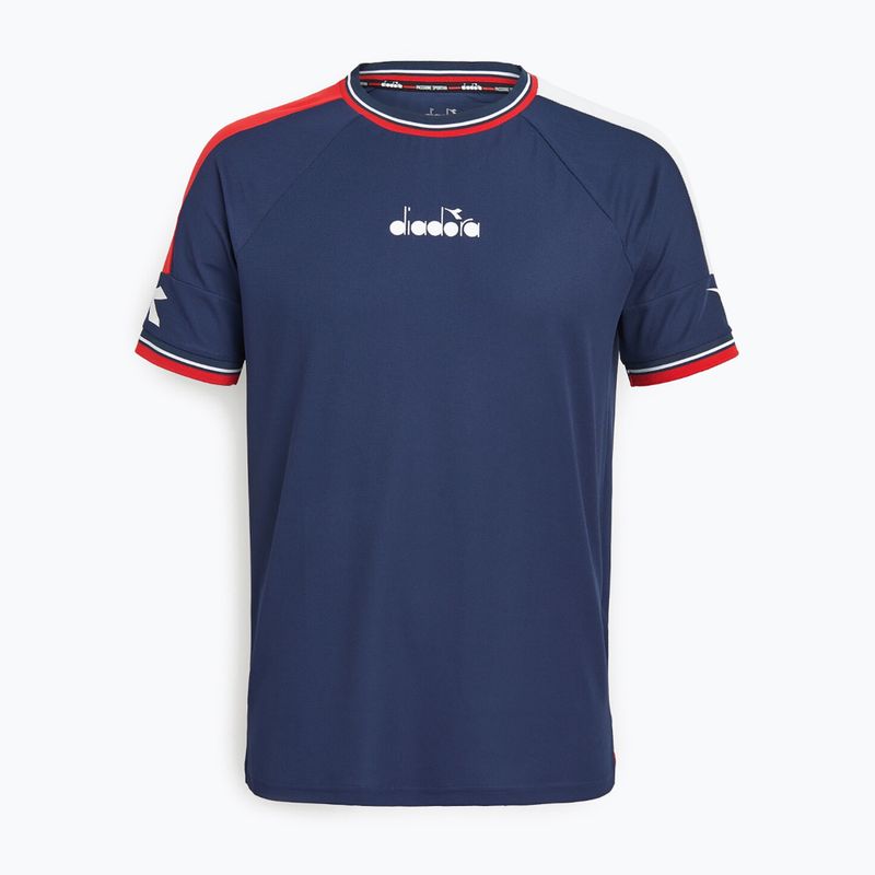 Tricou de tenis pentru bărbați Diadora Icon SS TS albastru DD-102.179126-60063 5