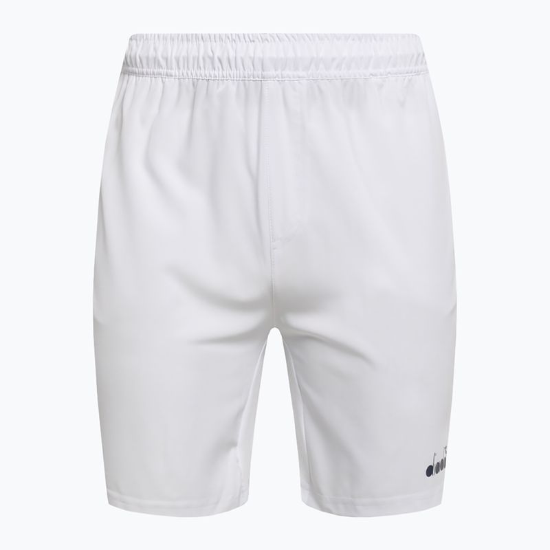 Pantaloni scurți de tenis pentru bărbați Diadora Core Bermuda albi DD-102.179128-20002