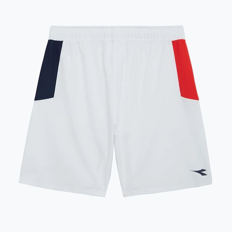 Pantaloni scurți de tenis pentru bărbați Diadora Core Bermuda albi DD-102.179128-20002 5