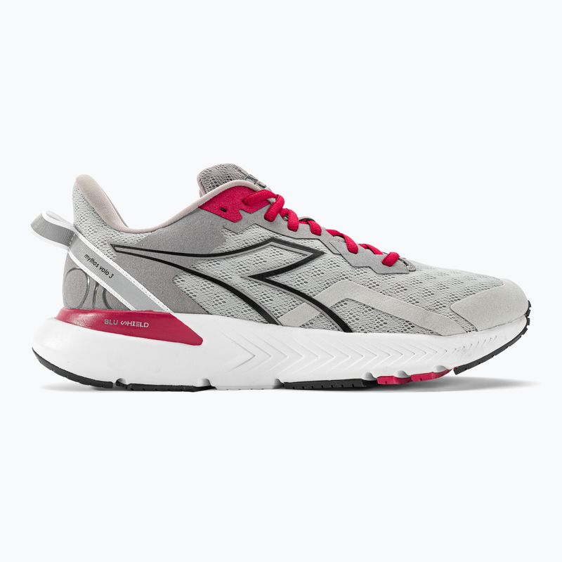 Pantofi de alergare pentru bărbați Diadora Mythos Blushield Volo 3 argint dd/negru/alamă 2