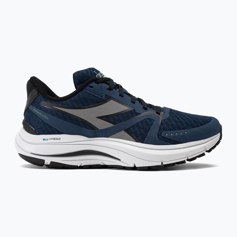 Pantofi de alergare pentru bărbați Diadora Mythos Blushield 8 Vortice albastru opal / argint dd / alb 2