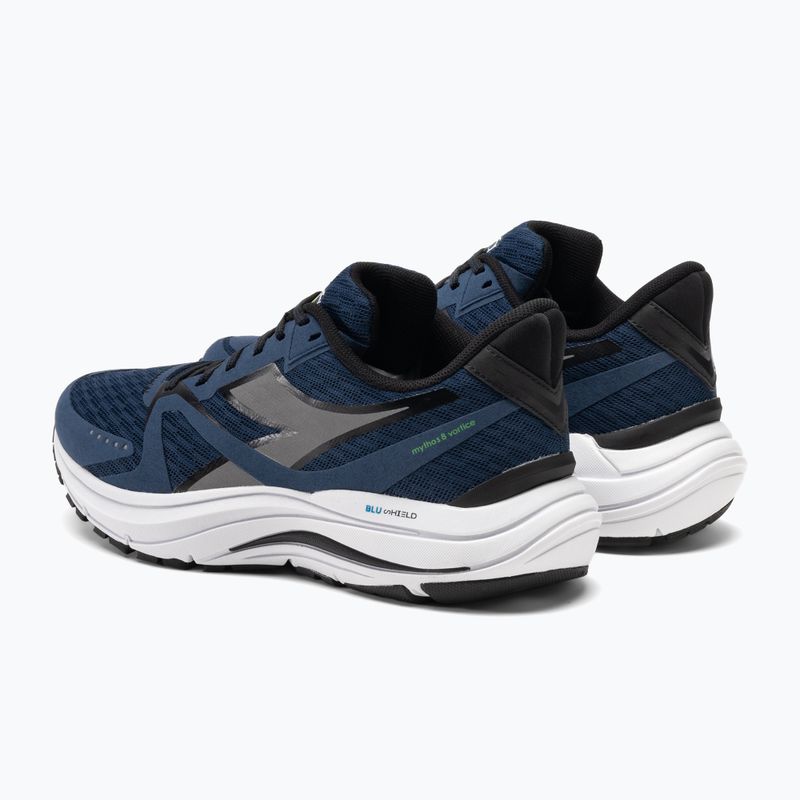 Pantofi de alergare pentru bărbați Diadora Mythos Blushield 8 Vortice albastru opal / argint dd / alb 3