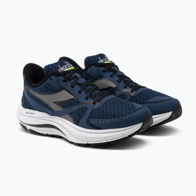 Pantofi de alergare pentru bărbați Diadora Mythos Blushield 8 Vortice albastru opal / argint dd / alb 4