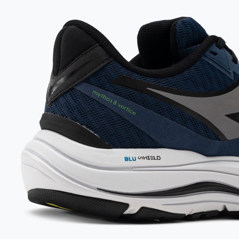Pantofi de alergare pentru bărbați Diadora Mythos Blushield 8 Vortice albastru opal / argint dd / alb 9