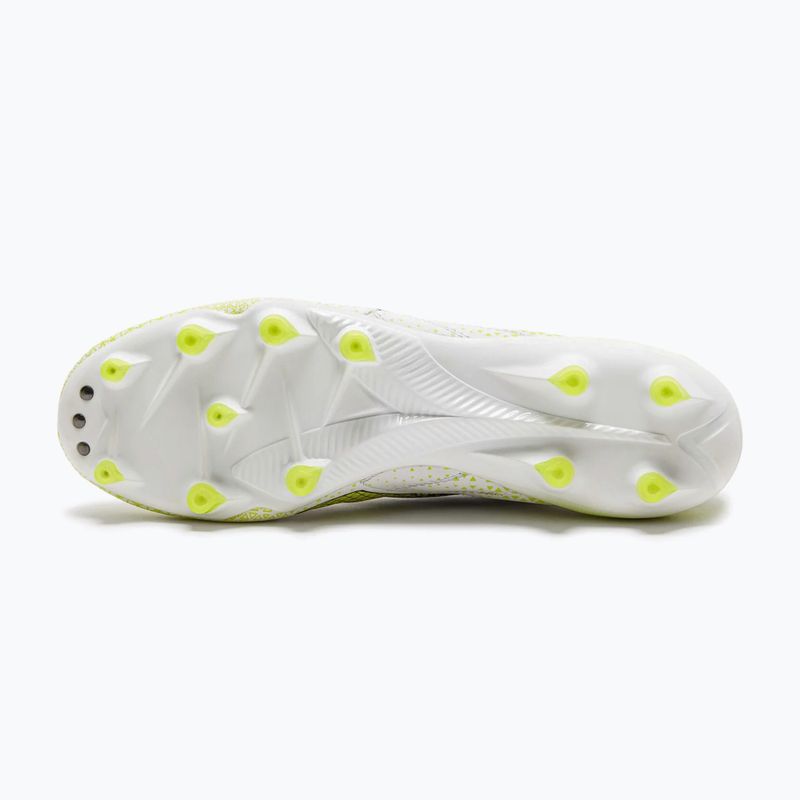 Ghete de fotbal Diadora Brasil Elite Tech GR LPX pentru bărbați, alb/negru/galben-fluo 14