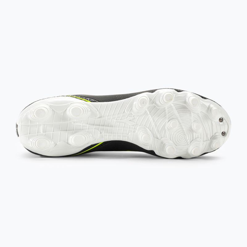 Bărbați Diadora Pichichi 6 MG14 negru/galben fi dd/alb ghete de fotbal alb/negru 5
