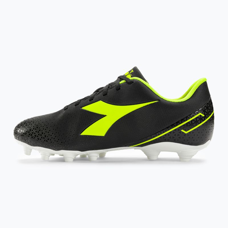 Bărbați Diadora Pichichi 6 MG14 negru/galben fi dd/alb ghete de fotbal alb/negru 10