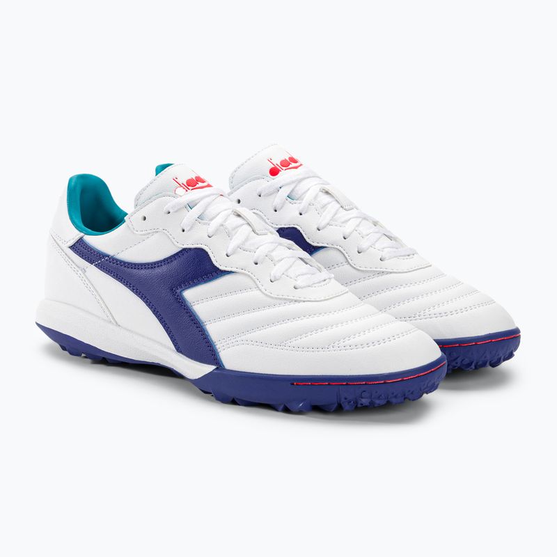 Cizme de fotbal pentru bărbați Diadora Brasil 2 R TFR alb/marin