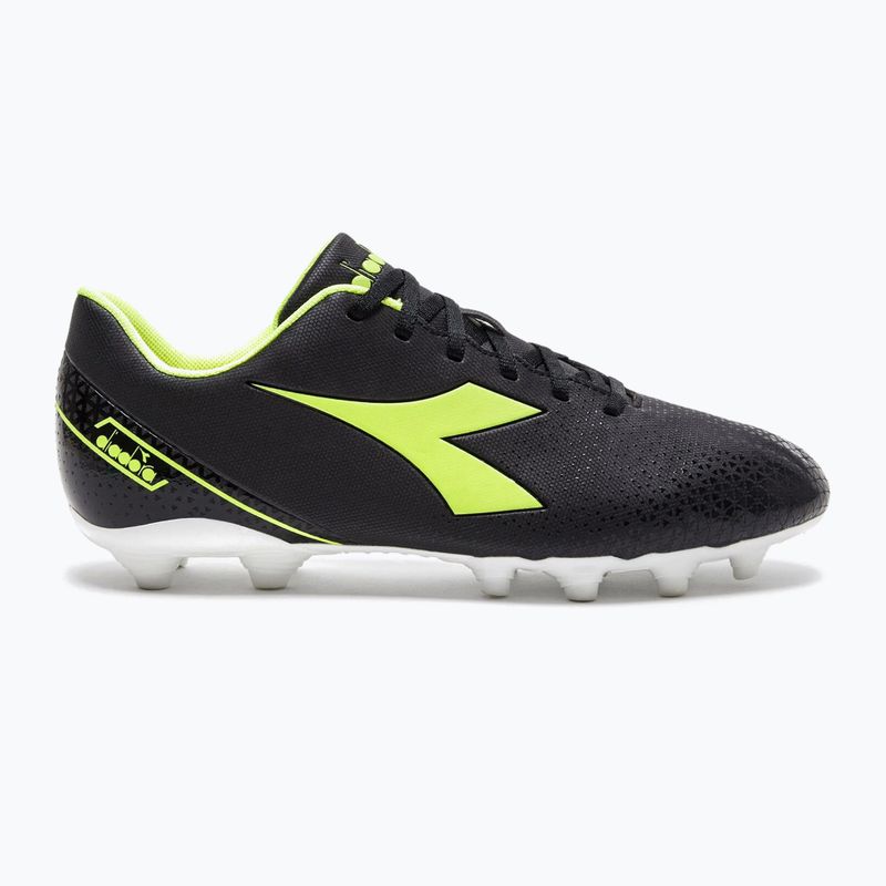 Bărbați Diadora Pichichi 6 MG14 negru/galben fi dd/alb ghete de fotbal alb/negru 11