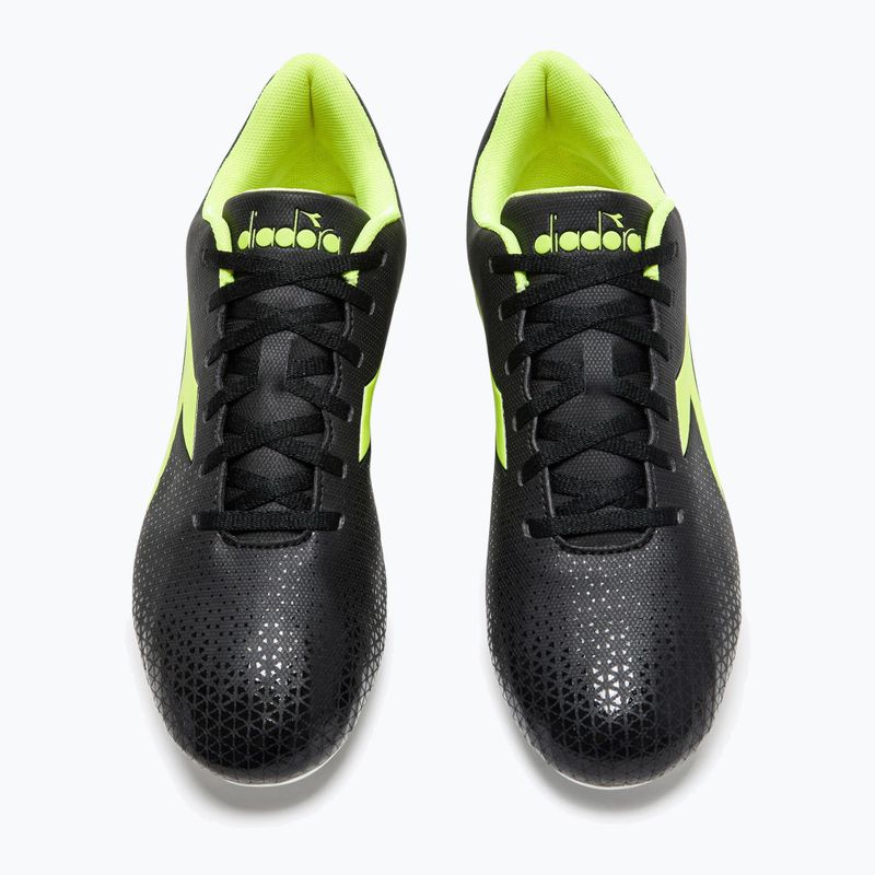 Bărbați Diadora Pichichi 6 MG14 negru/galben fi dd/alb ghete de fotbal alb/negru 13
