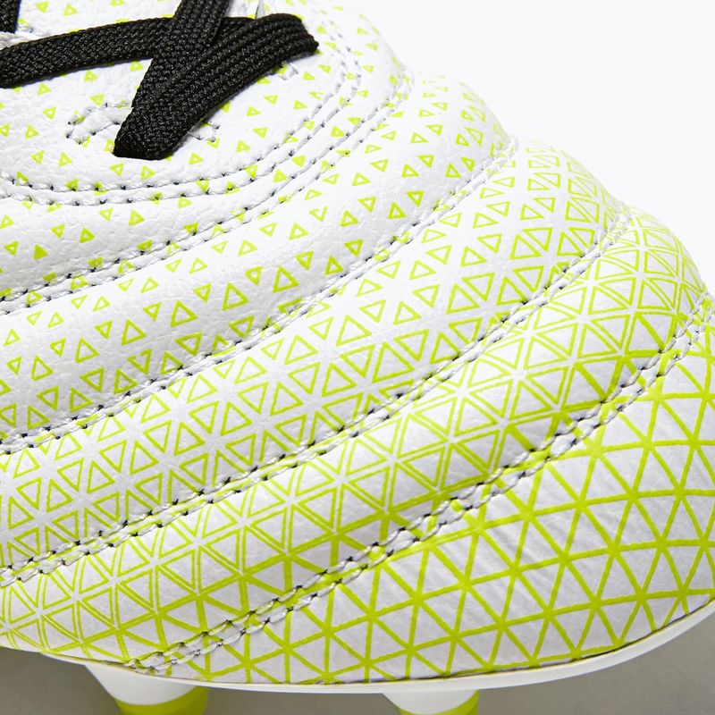 Ghete de fotbal Diadora Brasil Elite Tech GR ITA LPX pentru bărbați, alb/negru/galben-fluo 15