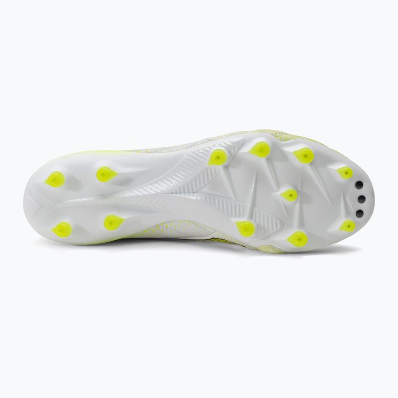 Ghete de fotbal Diadora Brasil Elite Tech GR ITA LPX pentru bărbați, alb/negru/galben-fluo 5