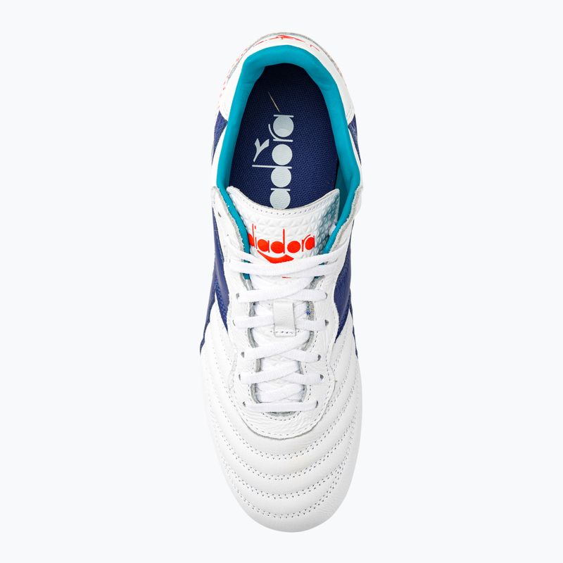 Ghete de fotbal pentru bărbați Diadora Brasil GR LT+ MPH alb/marin 6