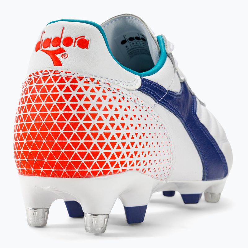Ghete de fotbal pentru bărbați Diadora Brasil GR LT+ MPH alb/marin 9
