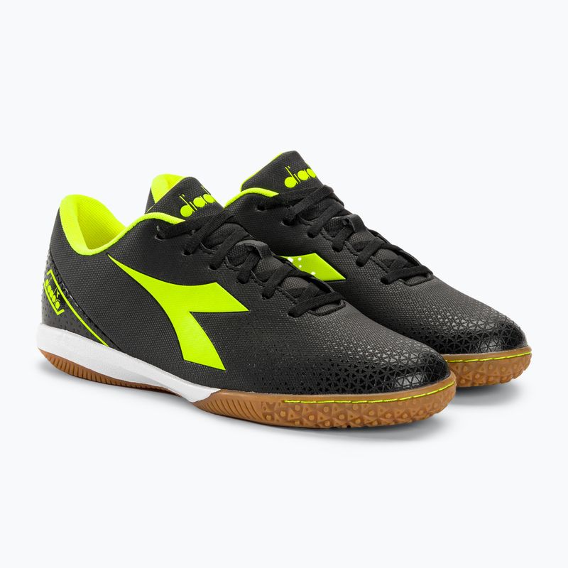 Ghete de fotbal Diadora Pichichi 6 IDR pentru bărbați negru/galben fi dd/alb