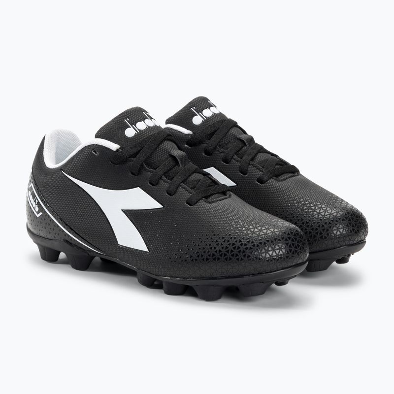 Ghete de fotbal pentru copii Diadora Pichichi 6 MD JR negru/alb negru/alb 4