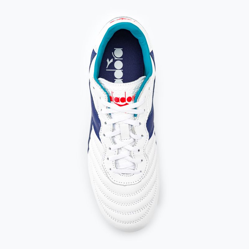 Cizme de fotbal pentru bărbați Diadora Brasil GR LT+ MDPU alb/marin 6