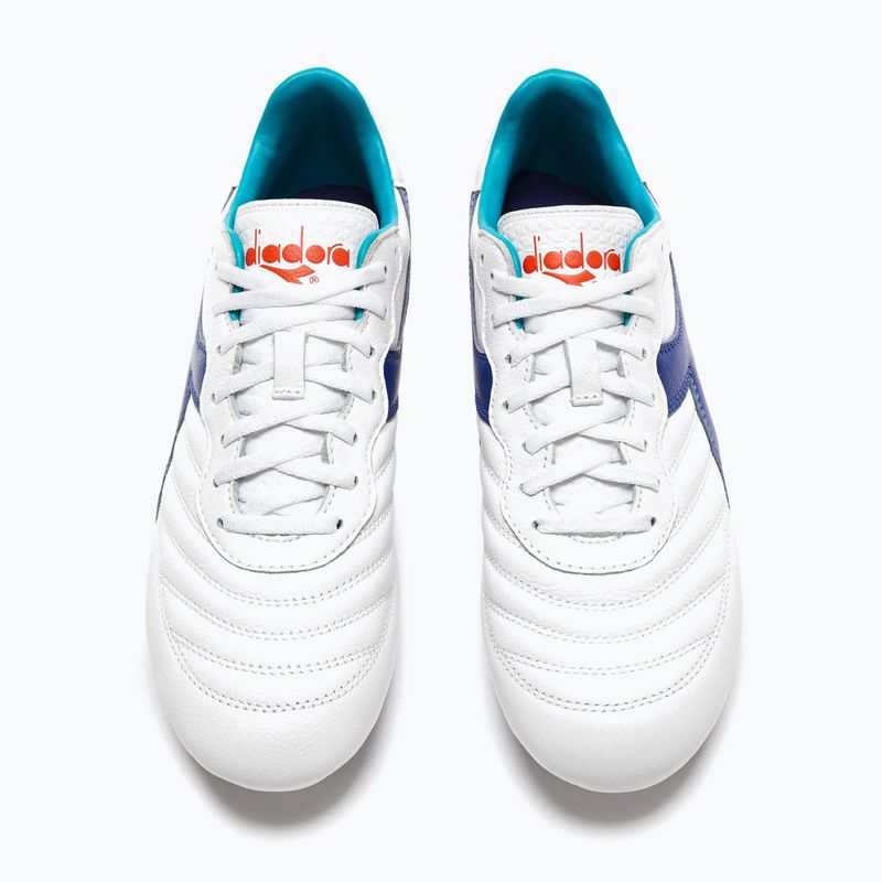 Cizme de fotbal pentru bărbați Diadora Brasil GR LT+ MDPU alb/marin 13